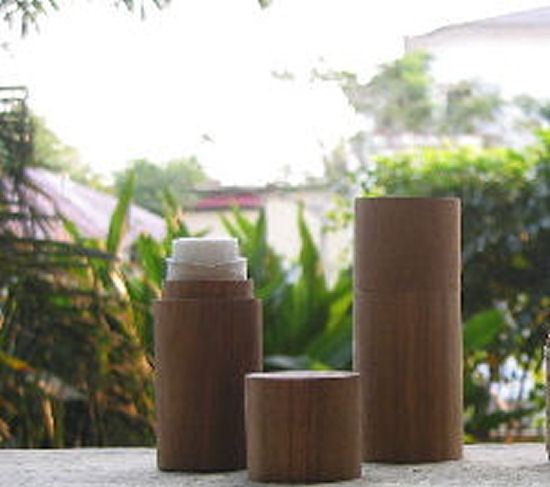 Sustainable Kraft Paper Push-Up Cosmetic & Deodorant Stick Tubes